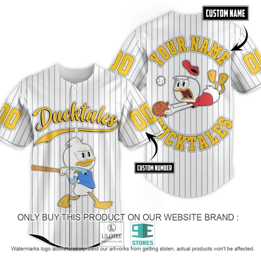 Personalized DuckTales striped Baseball Jersey - LIMITED EDITION 6
