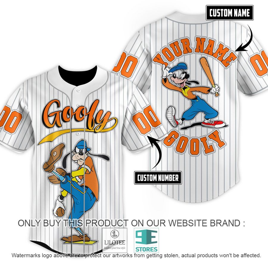 Personalized Goofy striped Baseball Jersey - LIMITED EDITION 6