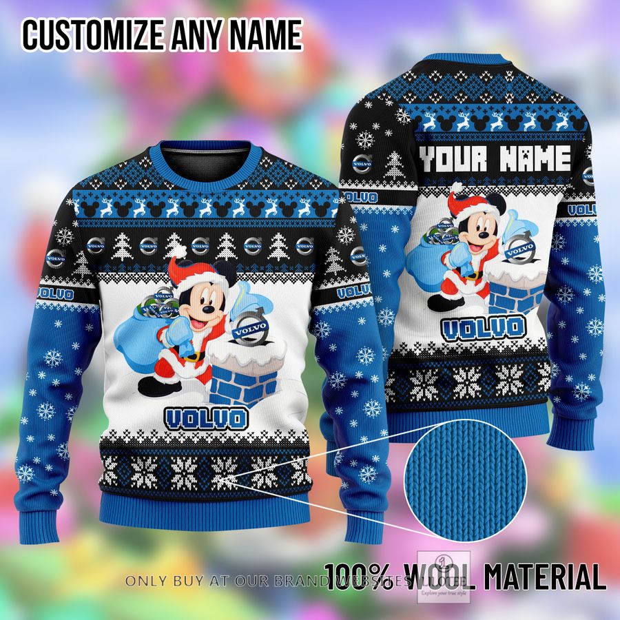 Personalized Mickey Mouse Volvo Ugly Christmas Sweater - LIMITED EDITION 9