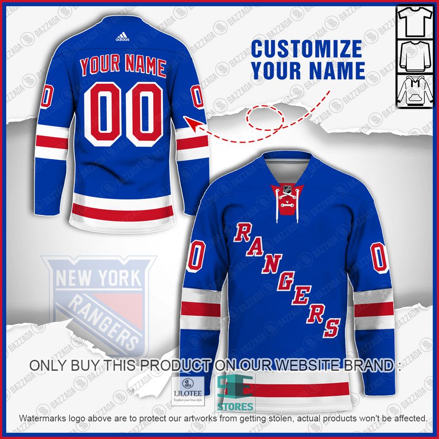 Personalized New York Rangers NHL Hockey jersey 6