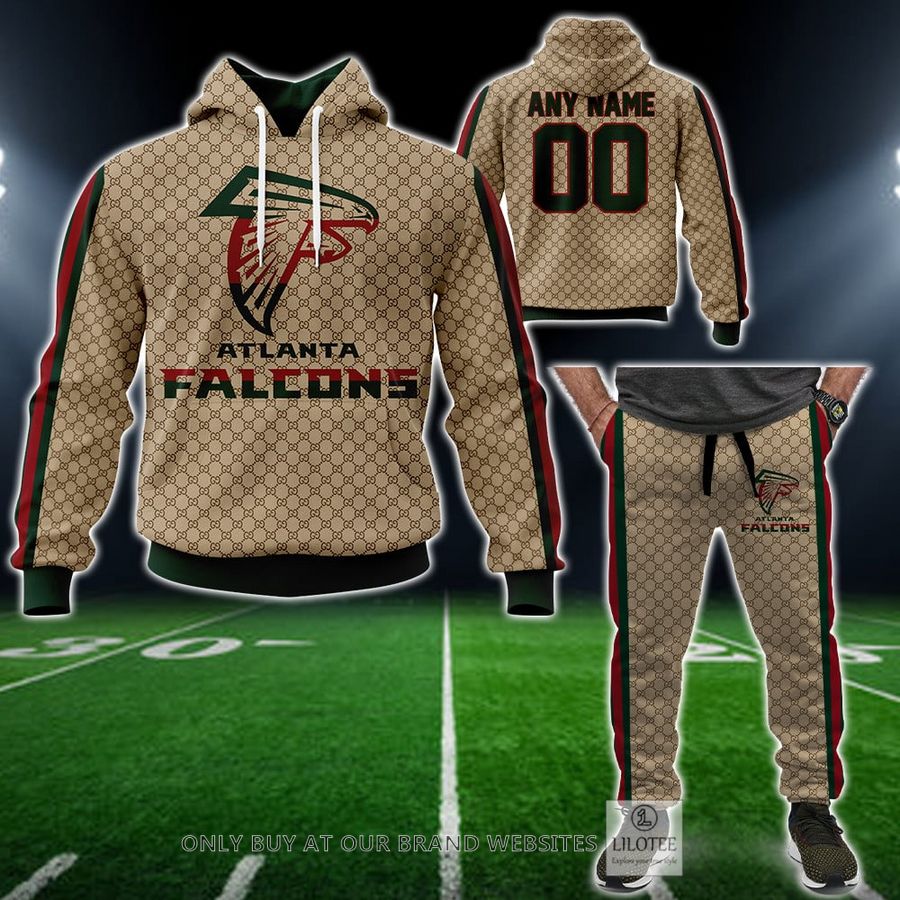 Personalized NFL Atlanta Falcons Gucci Hoodie, Long Pant - LIMITED EDITION 12