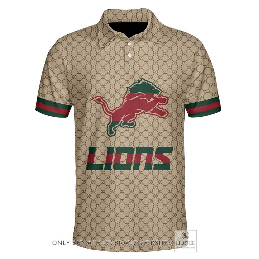 Personalized NFL Detroit Lions Gucci Polo Shirt - LIMITED EDITION 4