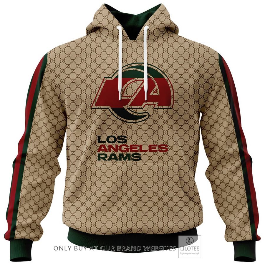 Personalized NFL Los Angeles Rams Gucci Hoodie, Long Pant - LIMITED EDITION 13