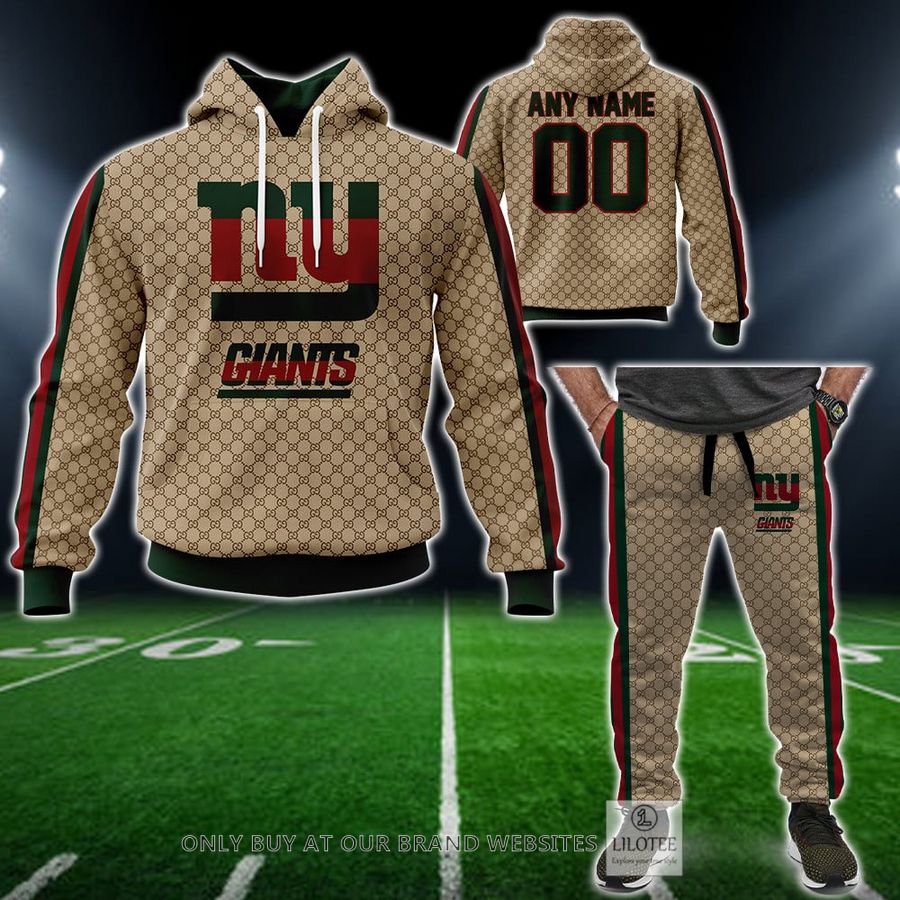 Personalized NFL New York Giants Gucci Hoodie, Long Pant - LIMITED EDITION 13