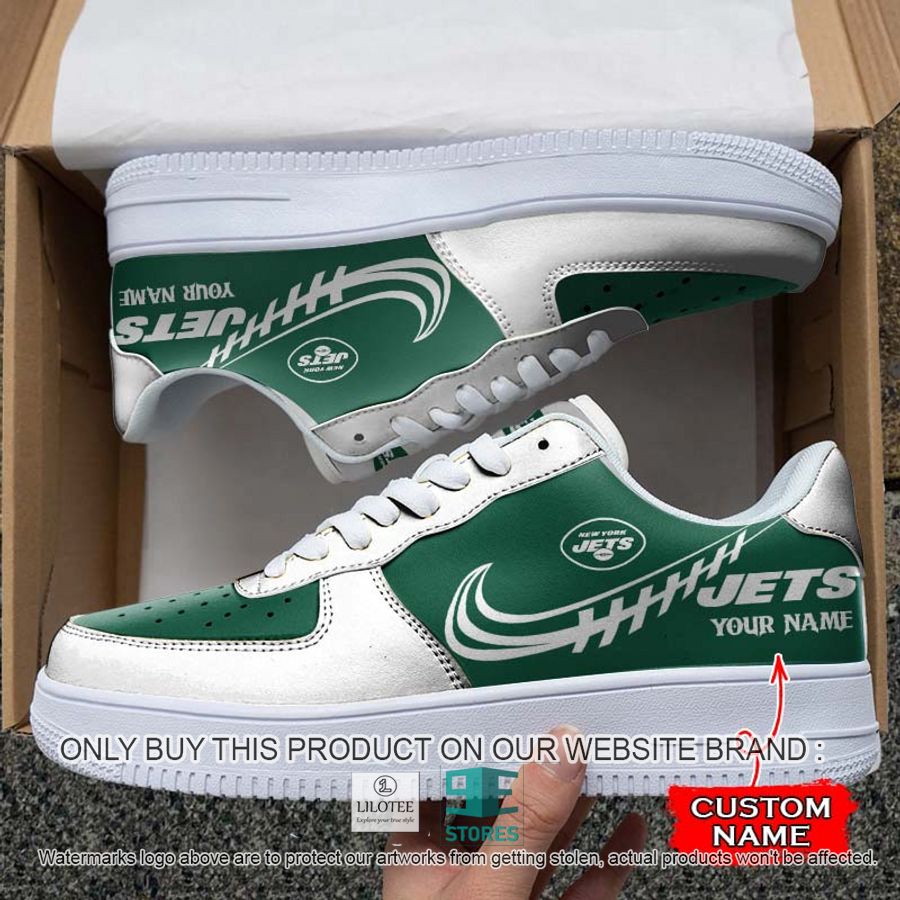 Personalized NFL New York Jets Nike Air Force 1 Sneaker 7