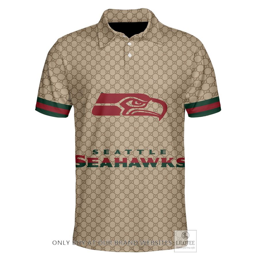 Personalized NFL Seattle Seahawks Gucci Polo Shirt - LIMITED EDITION 5