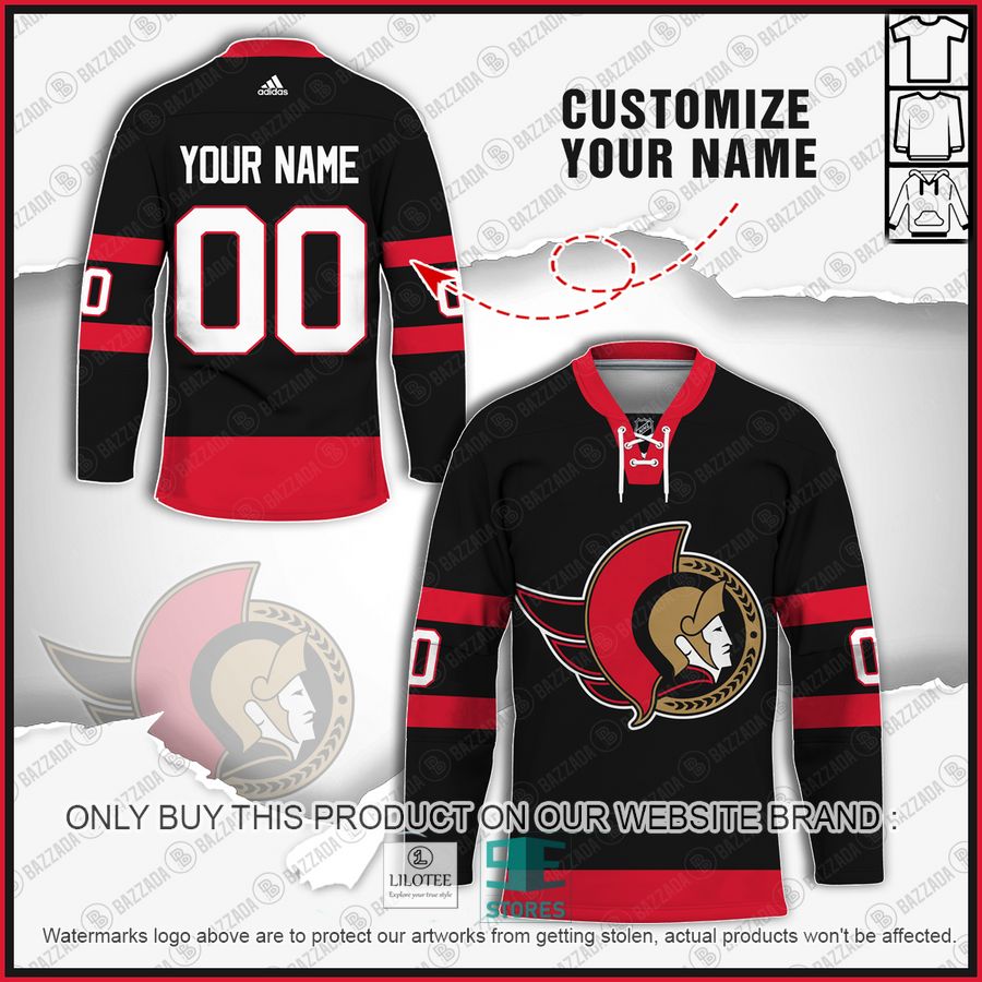 Personalized Ottawa Senators NHL Hockey jersey 6