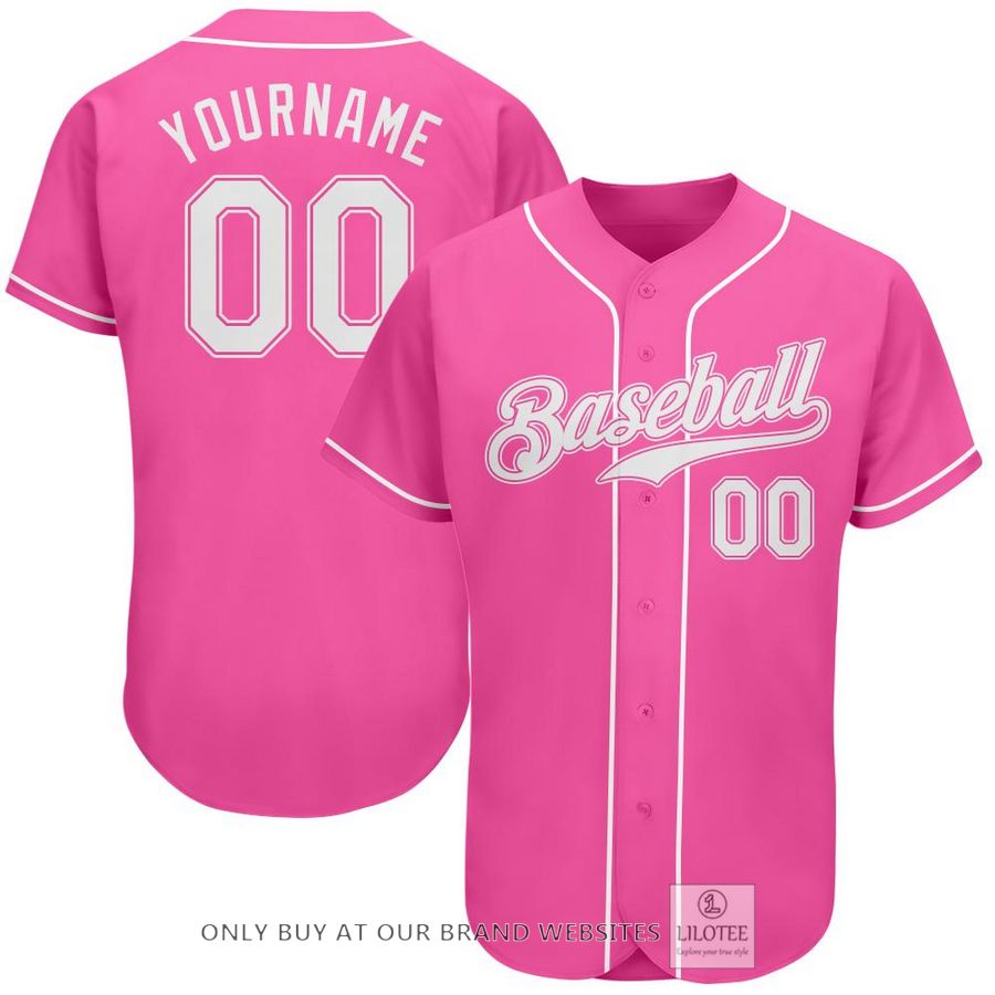 Personalized Pink Baseball Jersey - LIMITED EDITION 7
