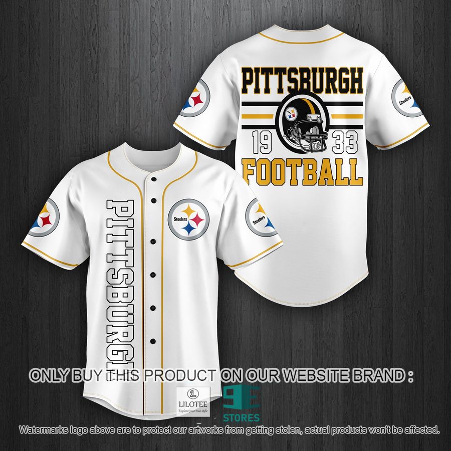 Pittsburgh Steelers Football 1933 Baseball Jersey 4