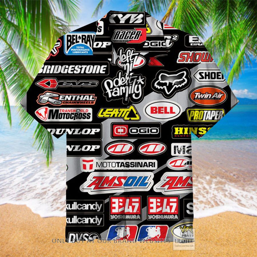 Racing Car Label logo black Hawaiian Shirt - LIMITED EDITION 9