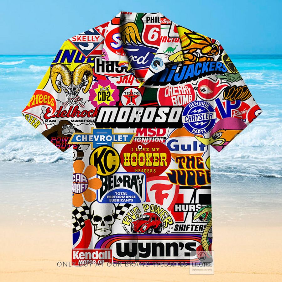 Racing Car Labeling colorful Hawaiian Shirt - LIMITED EDITION 8