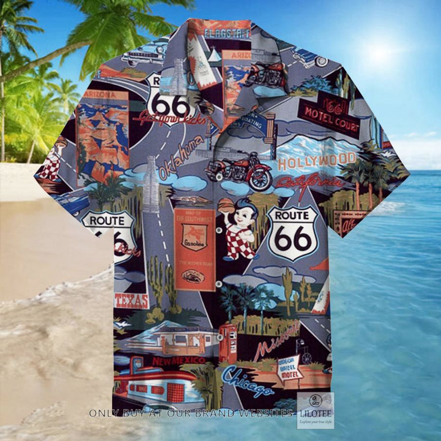 Route 66 Restaurants, Diners and Motels Hawaiian Shirt - LIMITED EDITION 16