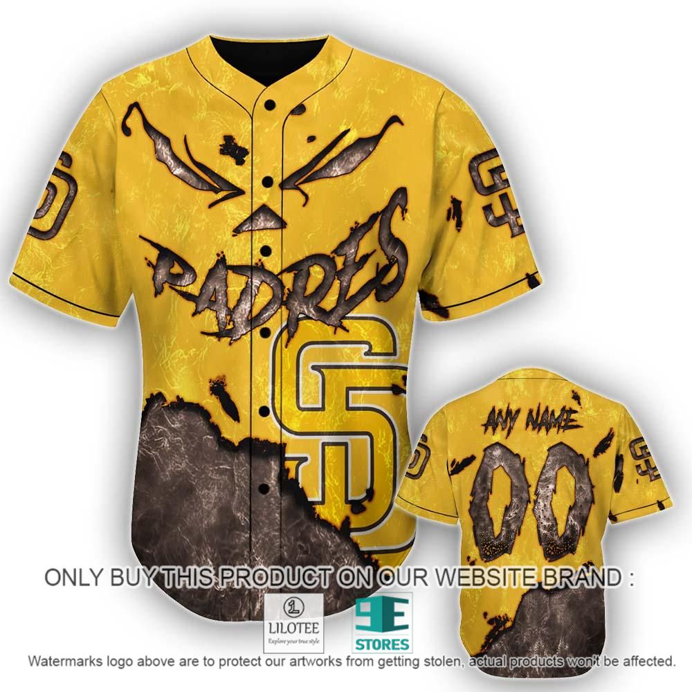 San Diego Padres Blood Personalized Baseball Jersey - LIMITED EDITION 11