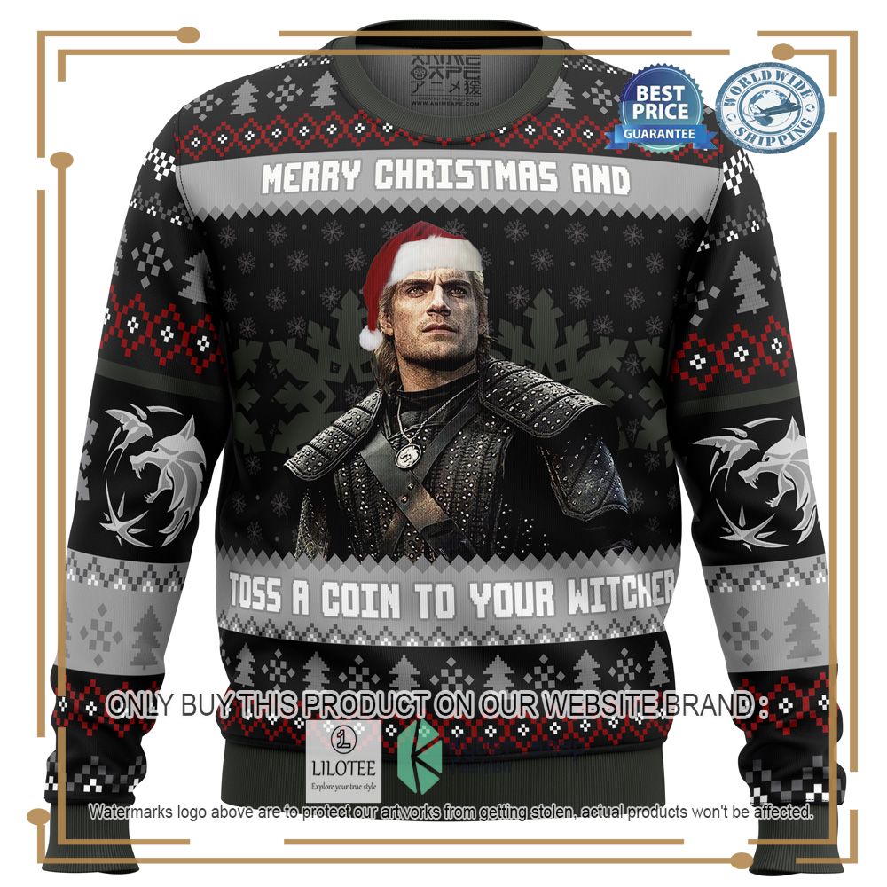 Santa Witcher The Witcher Ugly Christmas Sweater - LIMITED EDITION 6