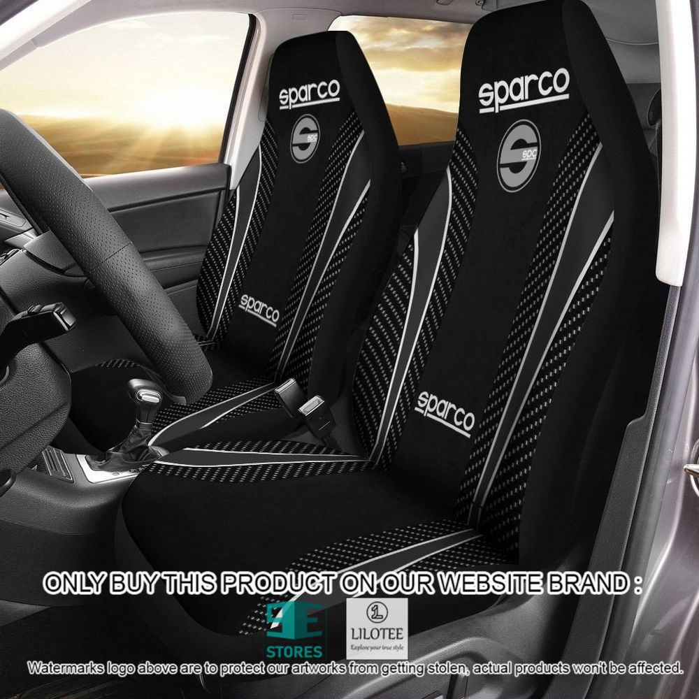 Sparco Black Car Seat Cover - LIMITED EDITION 8