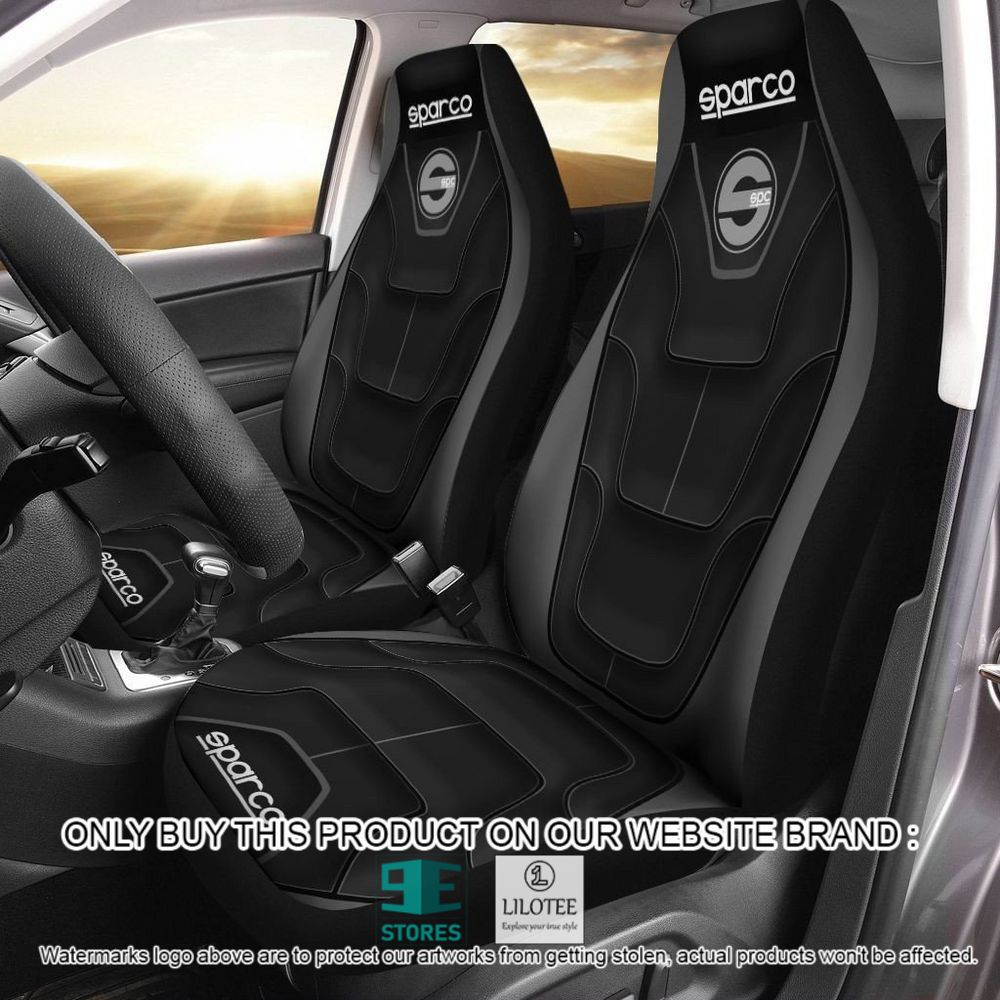 Sparco Black Color Car Seat Cover - LIMITED EDITION 9