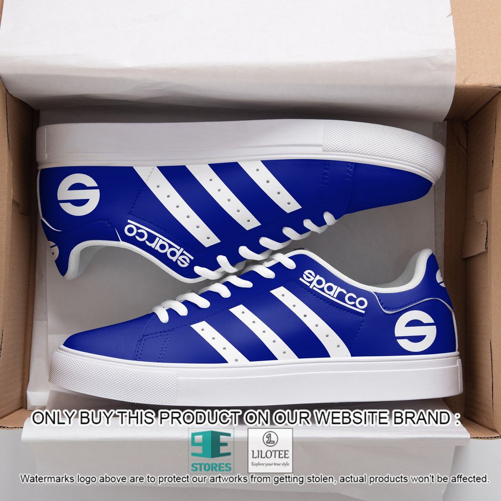Sparco Blue Color Stan Smith Low Top Shoes - LIMITED EDITION 8