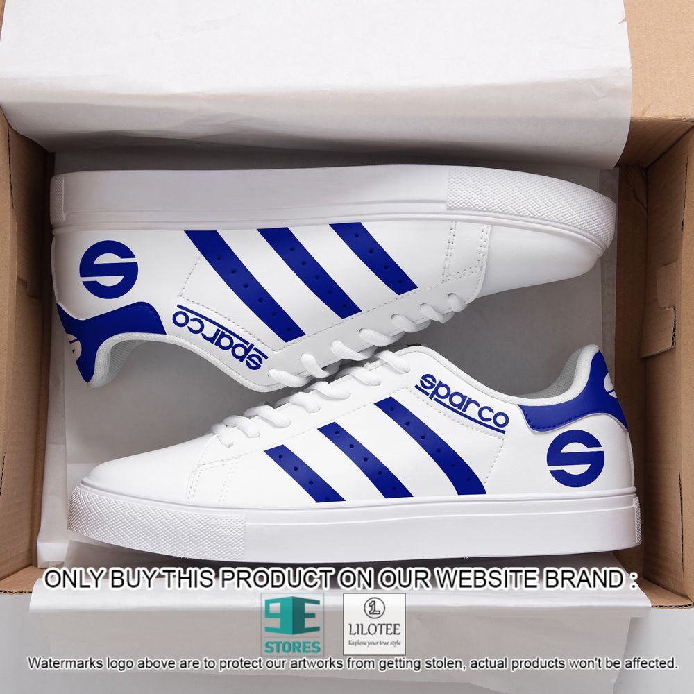 Sparco Blue Stan Smith Low Top Shoes - LIMITED EDITION 8