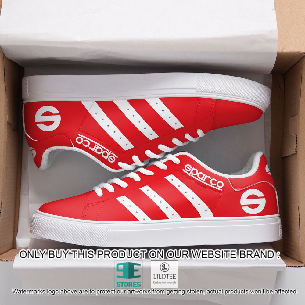 Sparco Red Color Stan Smith Low Top Shoes - LIMITED EDITION 11