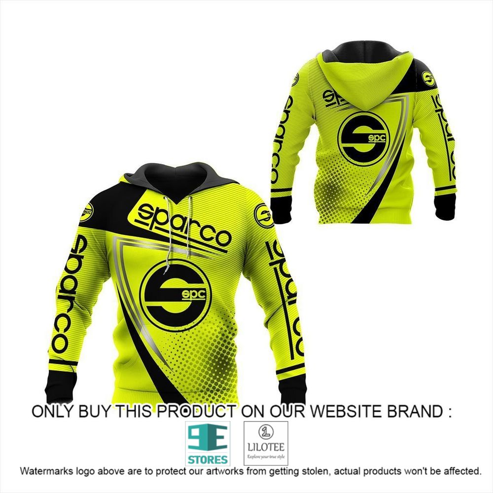 Sparco Yellow 3D Hoodie, Shirt - LIMITED EDITION 10