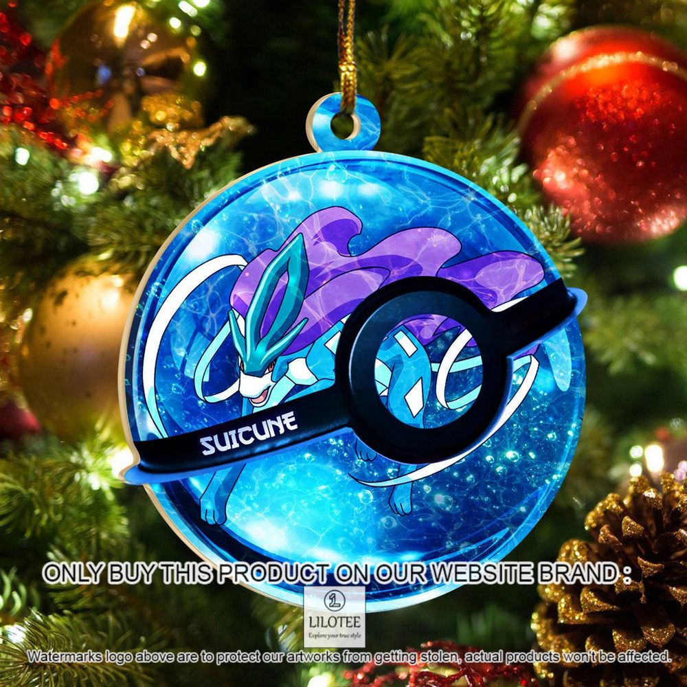Suicune Pokemon Christmas Ornament - LIMITED EDITION 8