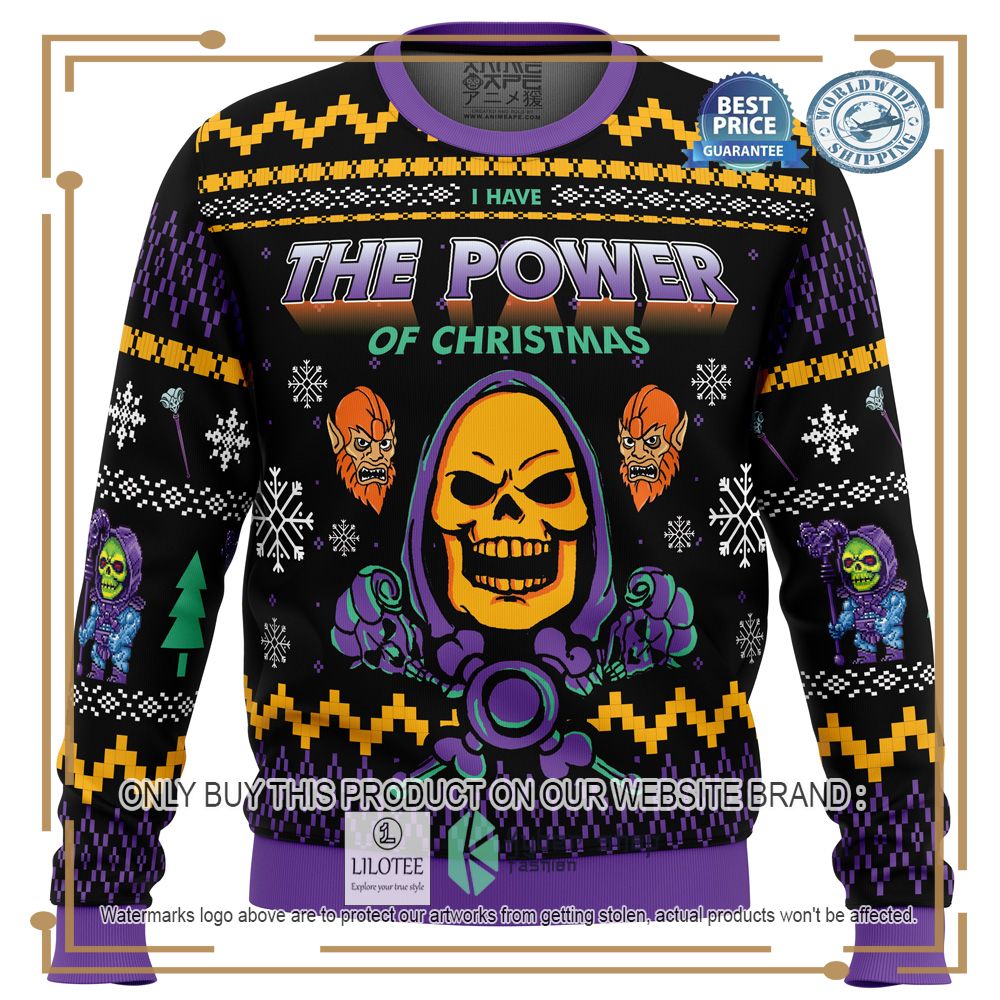 The Evil Power of Christmas He-Man Ugly Christmas Sweater - LIMITED EDITION 7
