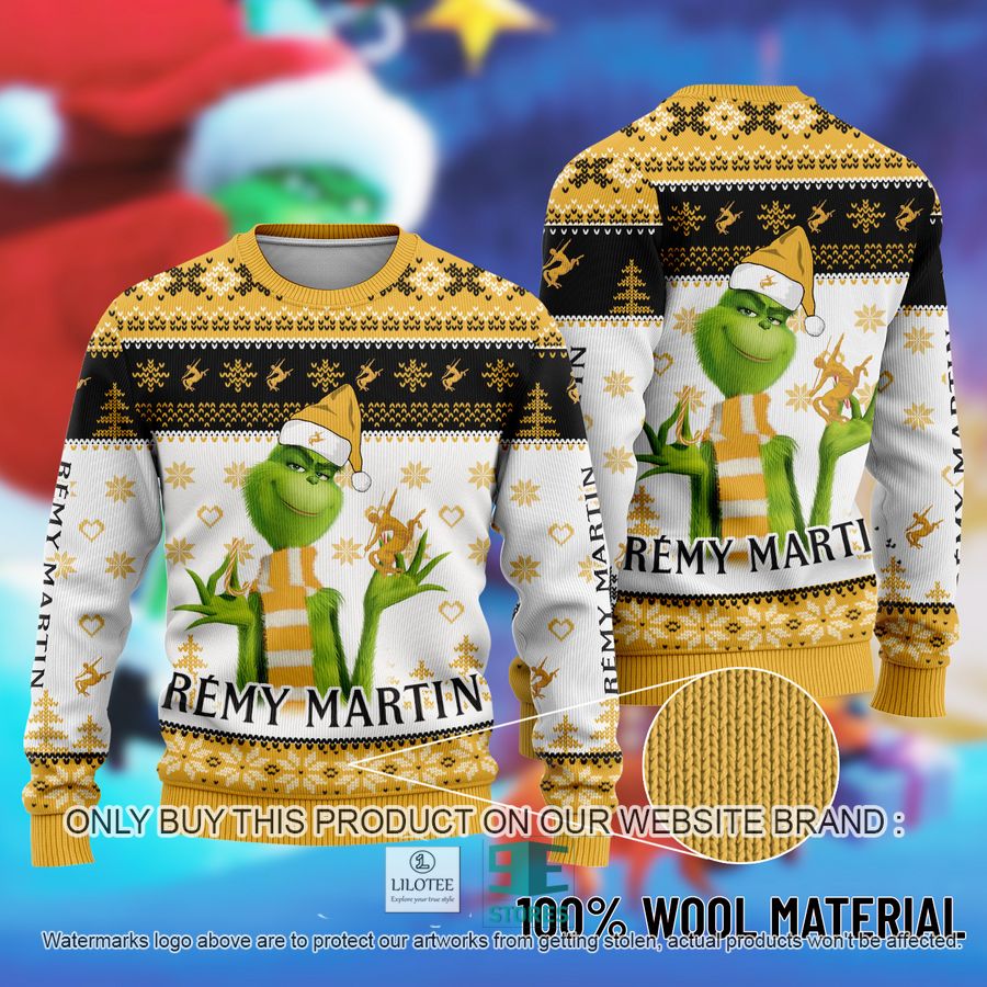 The Grinch Remy Martin Ugly Christmas Sweater 8