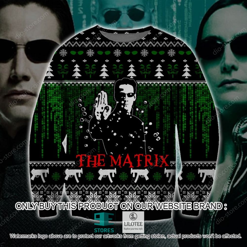 The Matrix Movie Christmas Ugly Sweater - LIMITED EDITION 11