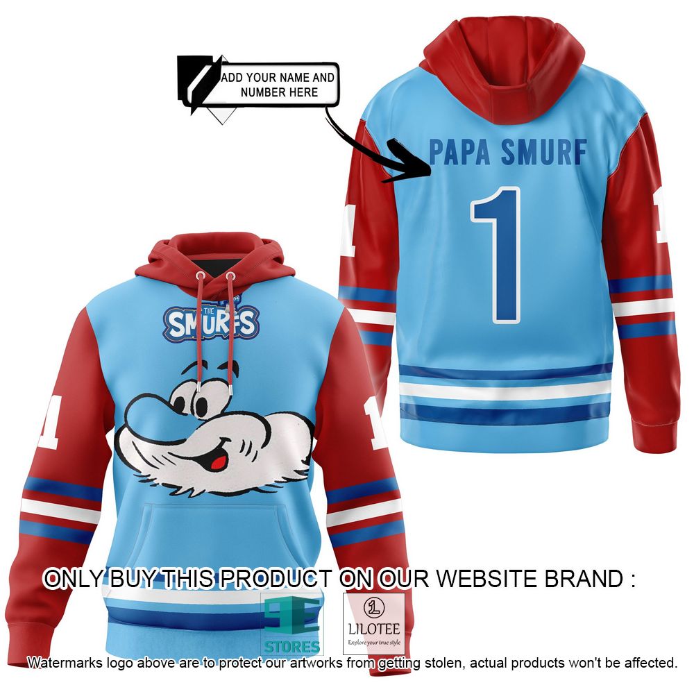 The Smurfs Papa Smurf Personalized 3D Hoodie, Shirt - LIMITED EDITION 9