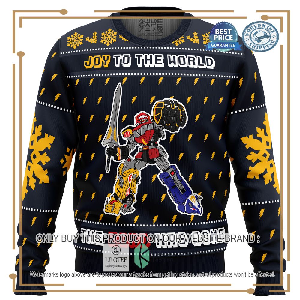 The Zord Has Come Power Rangers Ugly Christmas Sweater - LIMITED EDITION 6
