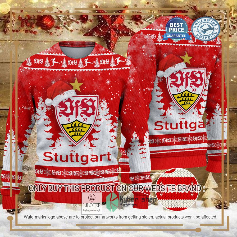 VfB Stuttgart red Ugly Christmas Sweater - LIMITED EDITION 6