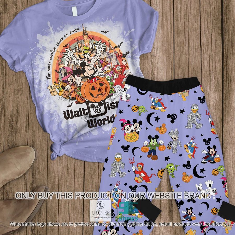 Walt Disney World Halloween purple Pajamas Set - LIMITED EDITION 7