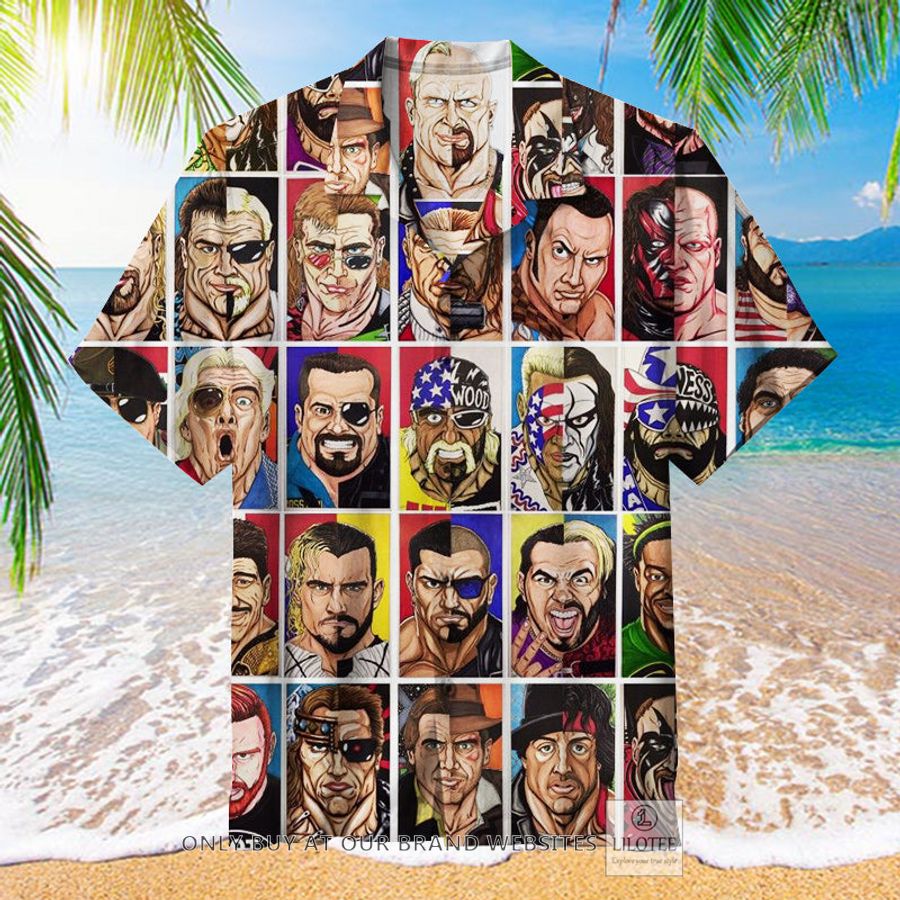 Wrestling Characters Art Hawaiian Shirt - LIMITED EDITION 9