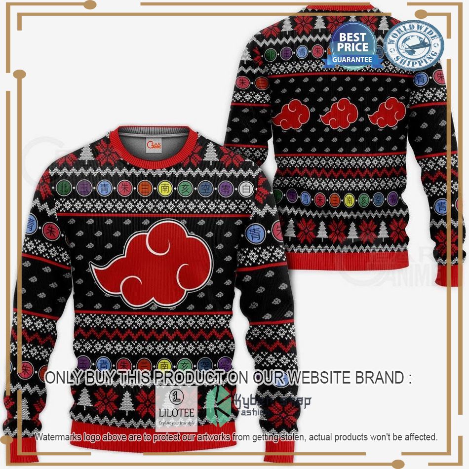 Akatsuki Ugly Christmas Sweater 3
