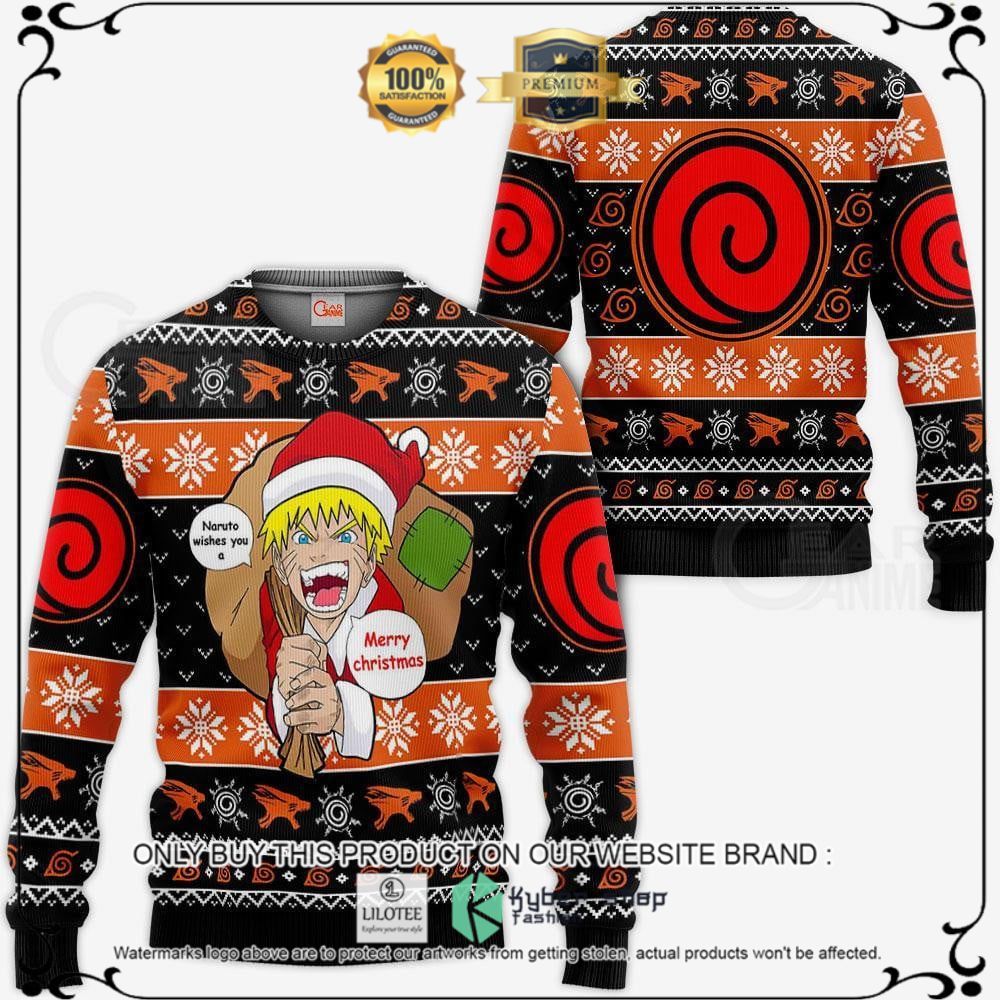 Anime Badge Uzumaki Clan Naruto Ugly Christmas Sweater, Hoodie - LIMITED EDITION 8