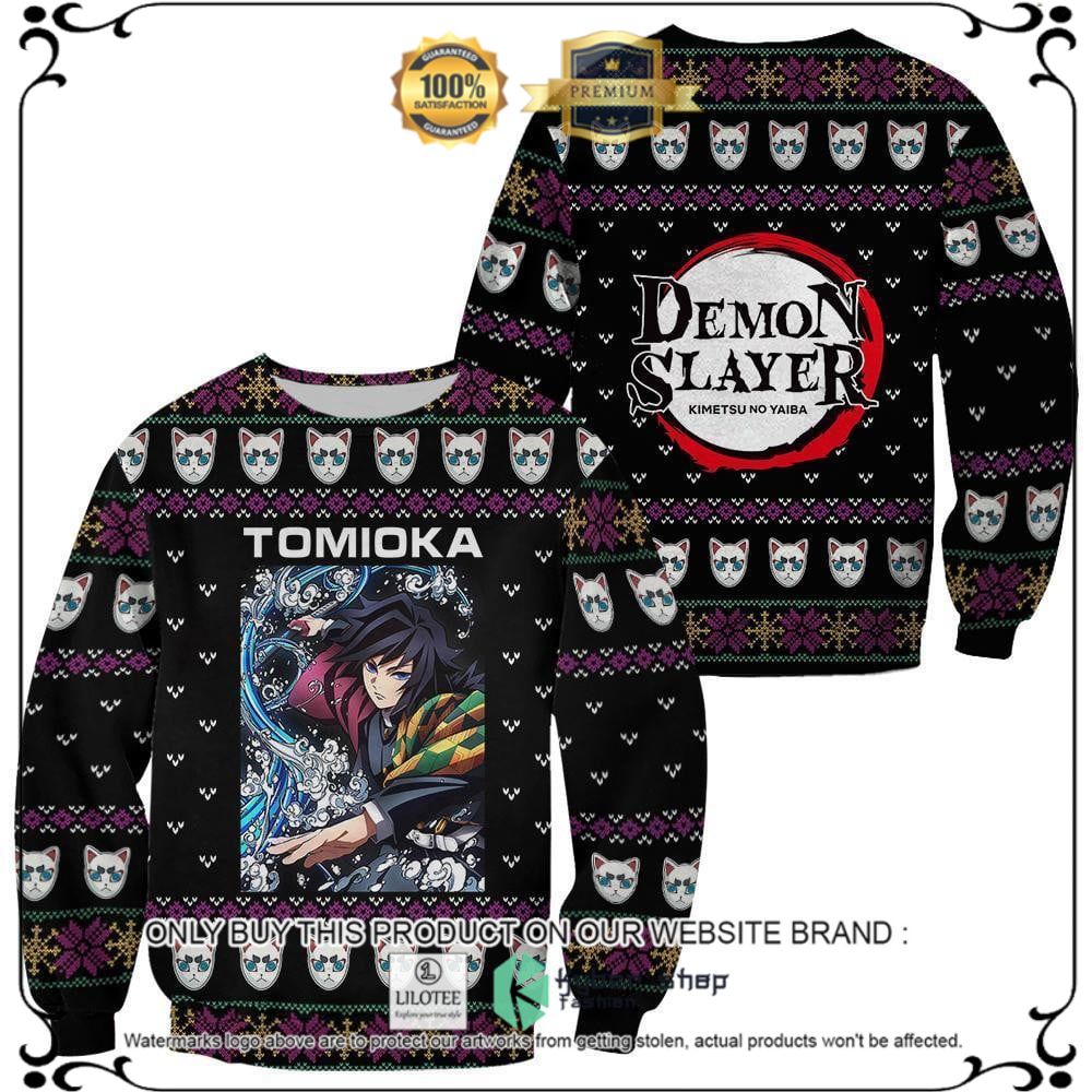 Anime Giyu Tomioka Demon Slayer Ugly Christmas Sweater, Hoodie - LIMITED EDITION 10