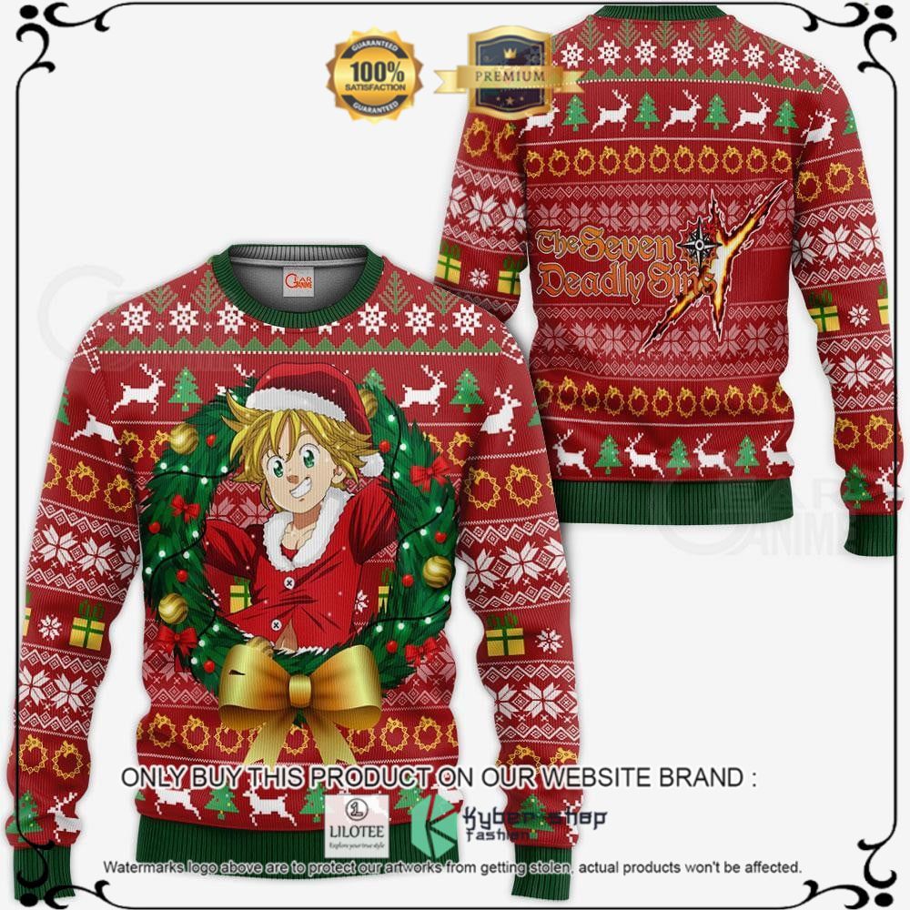 Anime Meliodas Seven Deadly Sins Ugly Christmas Sweater, Hoodie - LIMITED EDITION 11