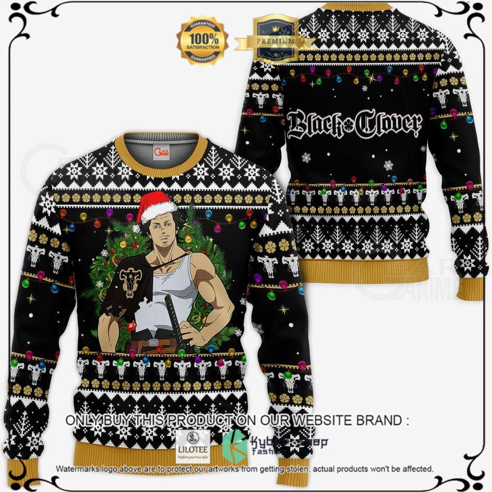 Anime Yami Sukehiro Black Clover Ugly Christmas Sweater, Hoodie - LIMITED EDITION 11