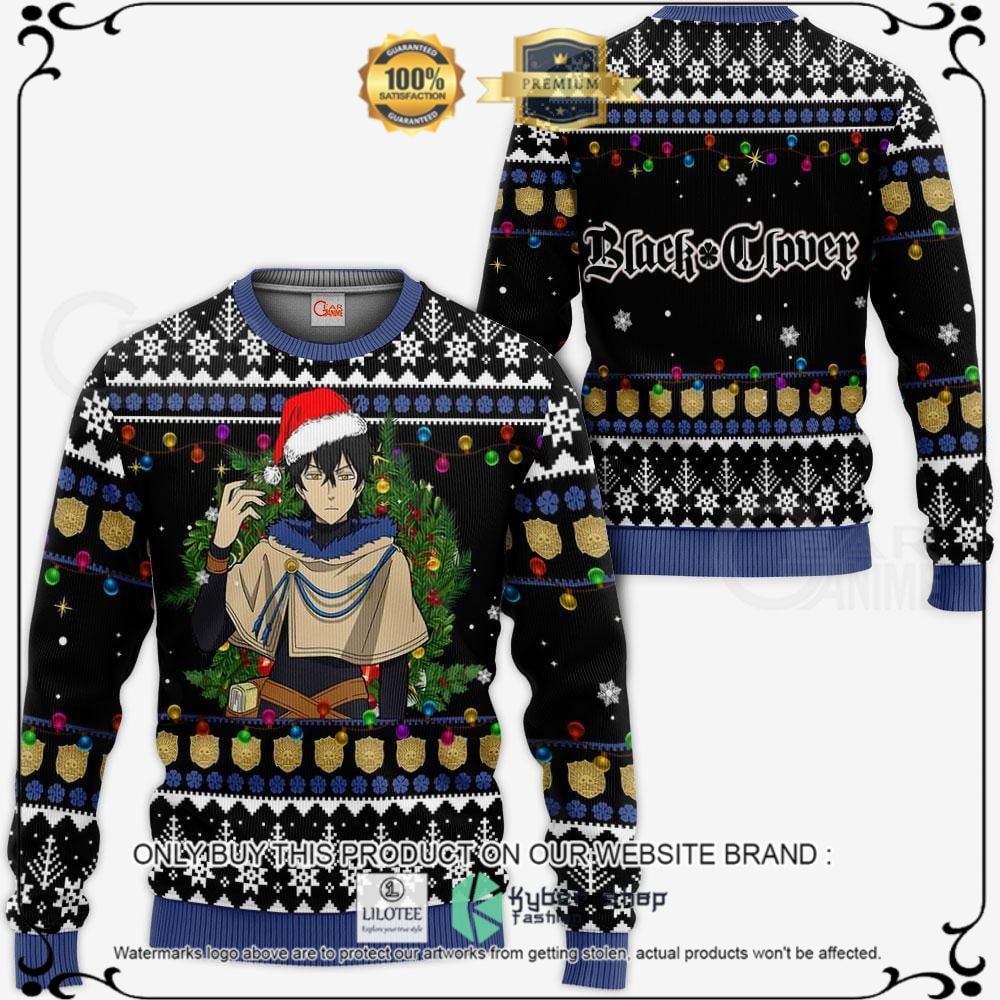 Anime Yuno Black Clover Ugly Christmas Sweater, Hoodie - LIMITED EDITION 11