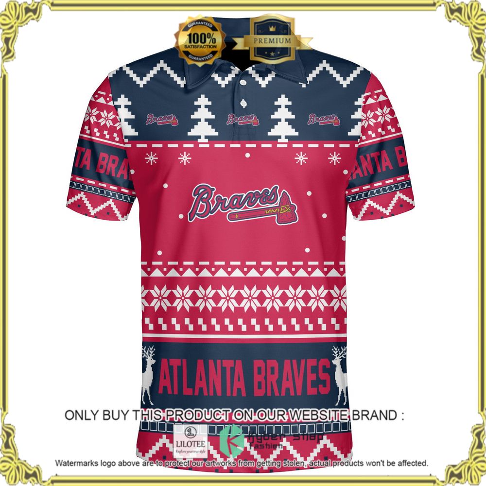 atlanta braves personalized sweater polo 1 58974