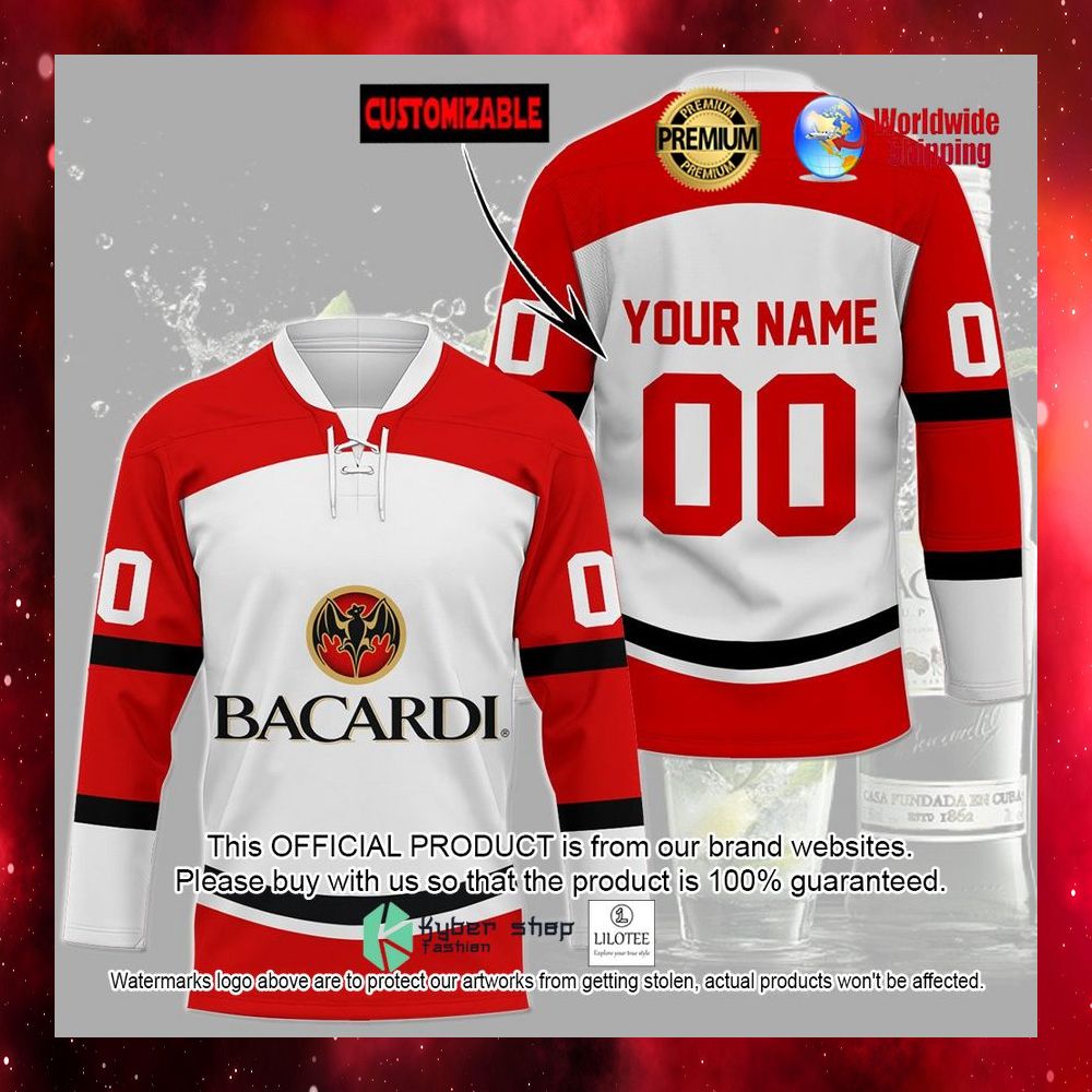 bacardi personalized hockey jersey 1 519