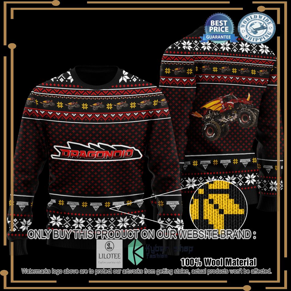 bakugan dragonoid knitted sweater 1 57866