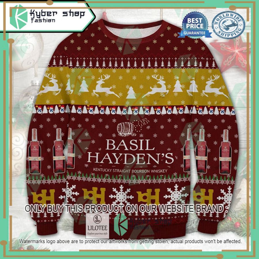 basil haydens ugly christmas sweater 1 84610