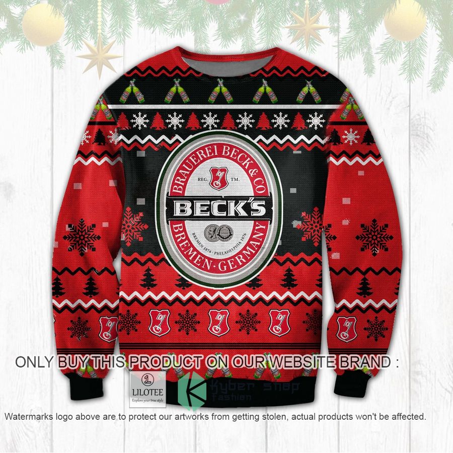 Brauerel Beck Christmas Sweater, Sweatshirt 8