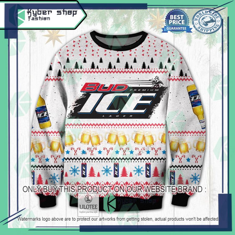 bud ice ugly christmas sweater 1 66736