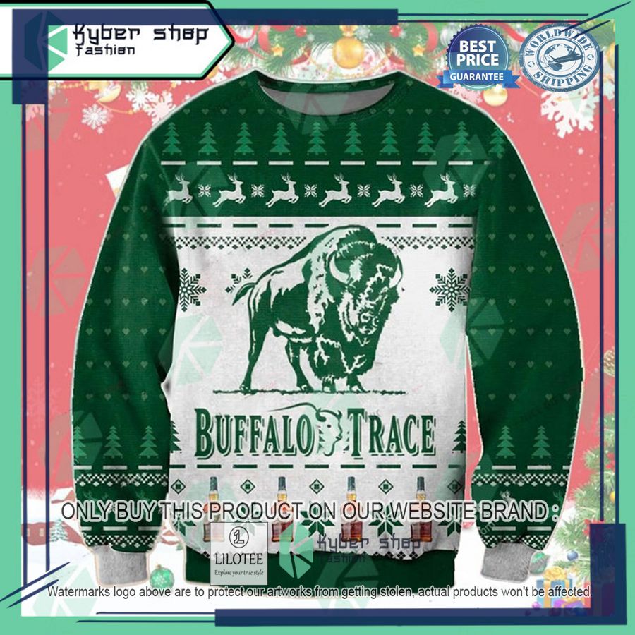buffalo trace ugly christmas sweater 1 21652