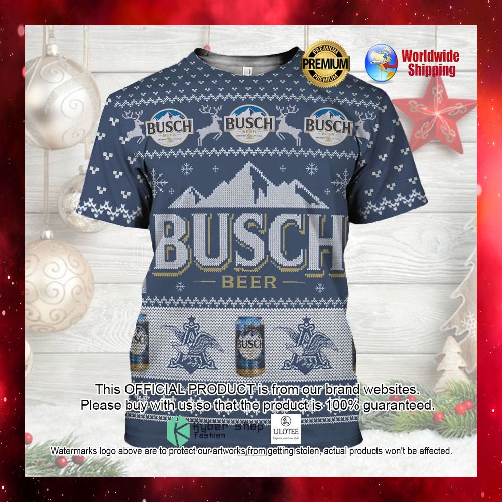 busch beer navy grey 3d hoodie shirt 1 955