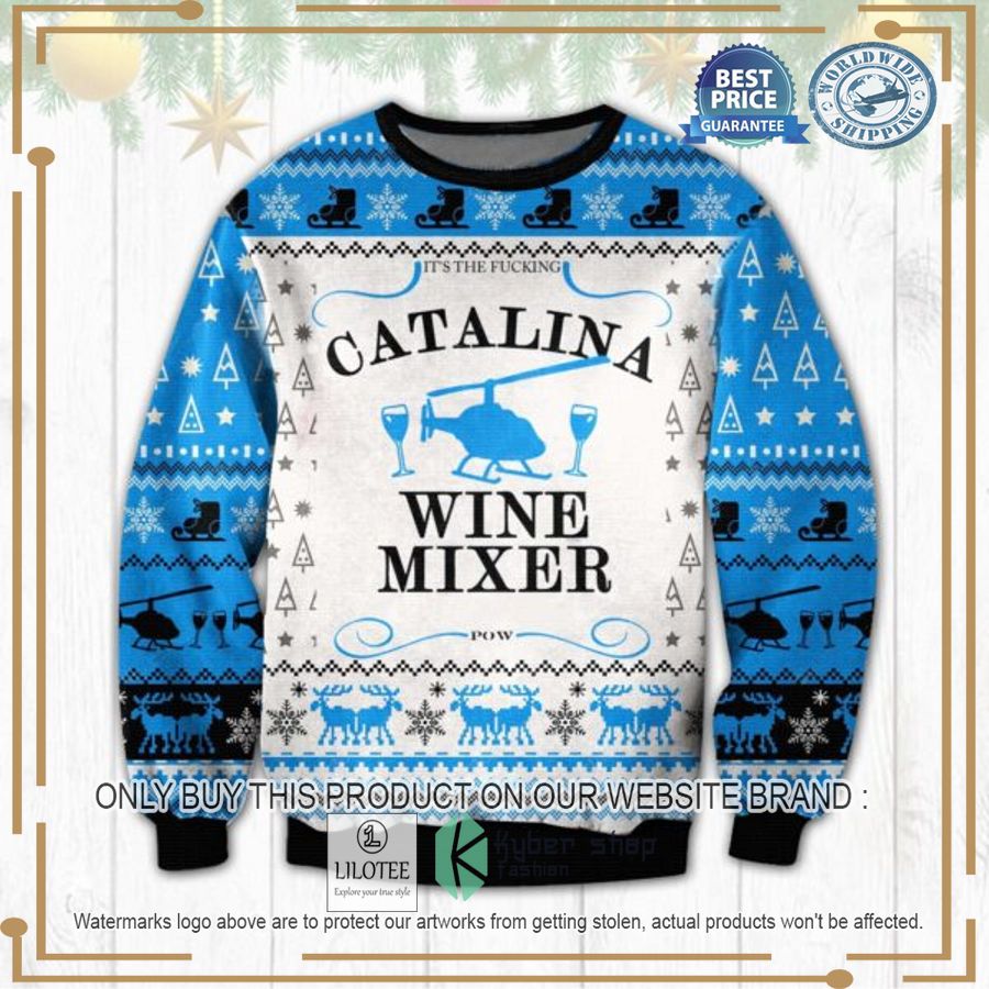 Catalina Wine Mixer Ugly Christmas Sweater - LIMITED EDITION 3