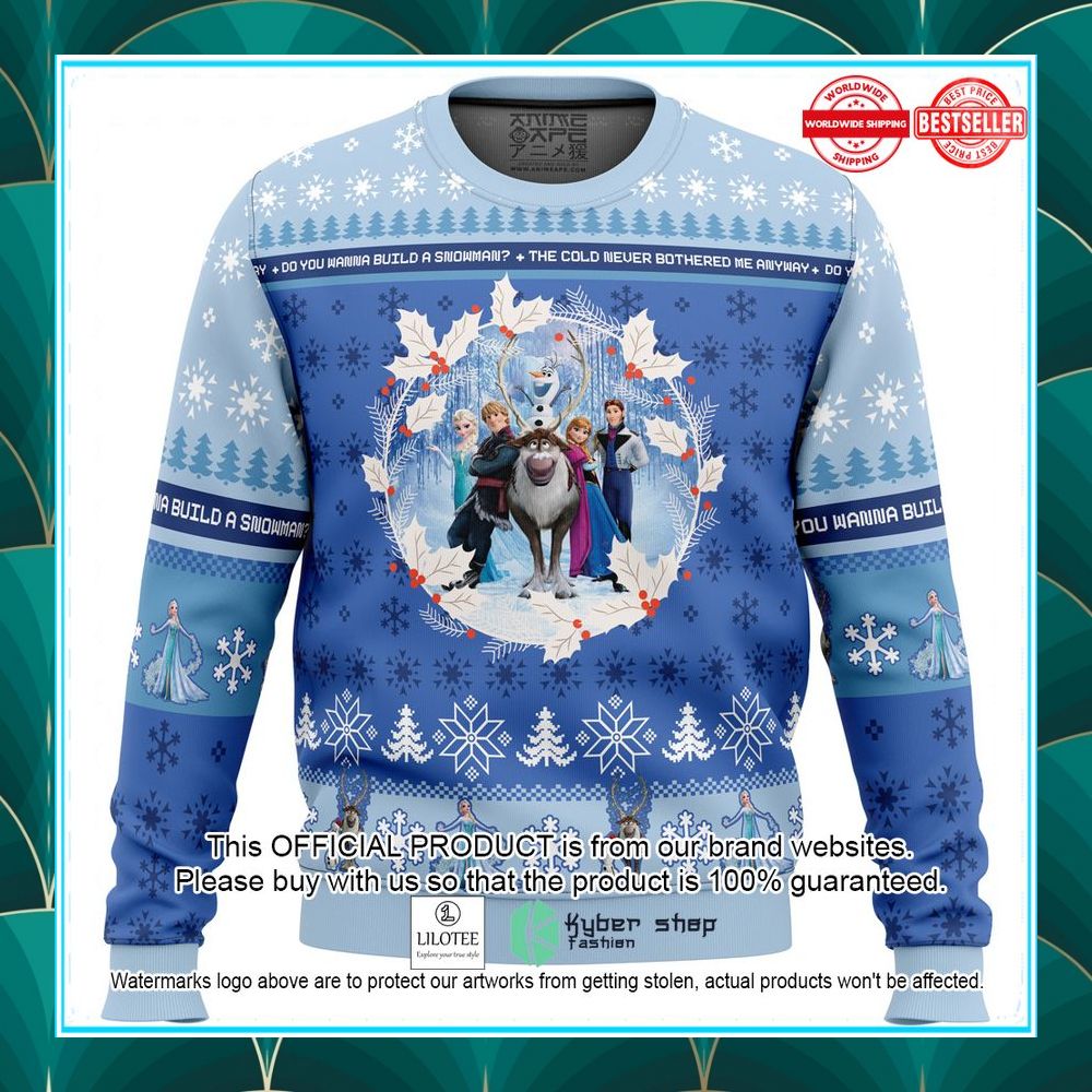 christmas frozen disney christmas sweater 2 80