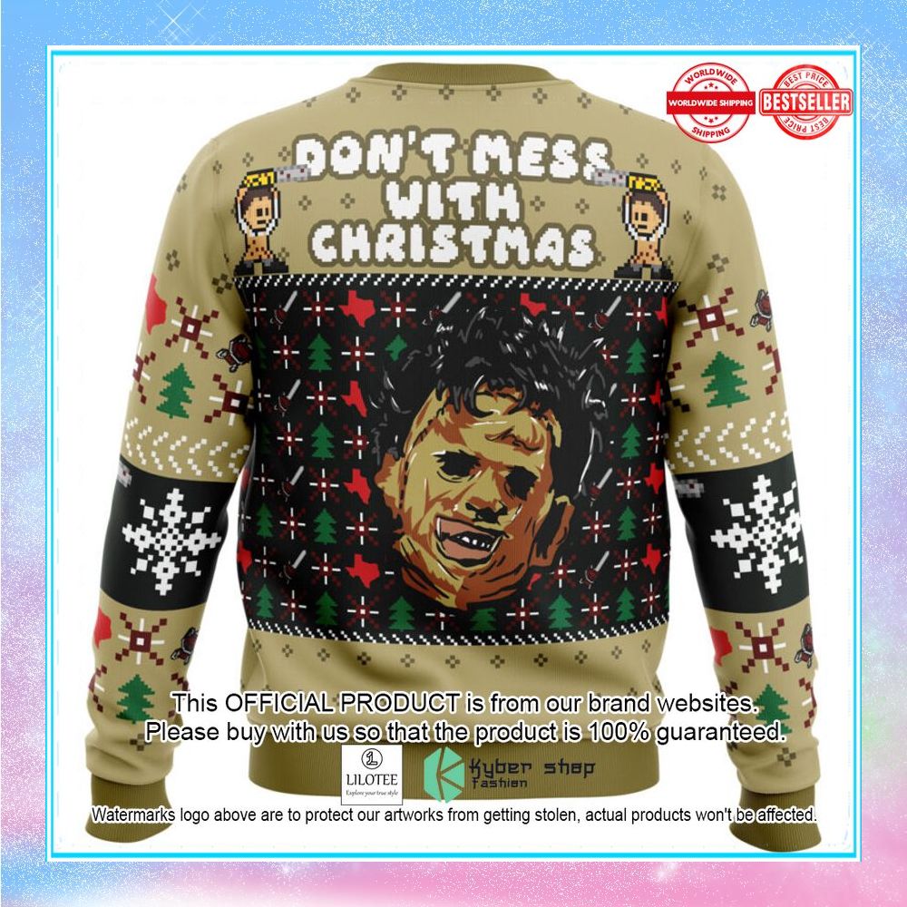 christmas in texas leatherface christmas sweater 2 902